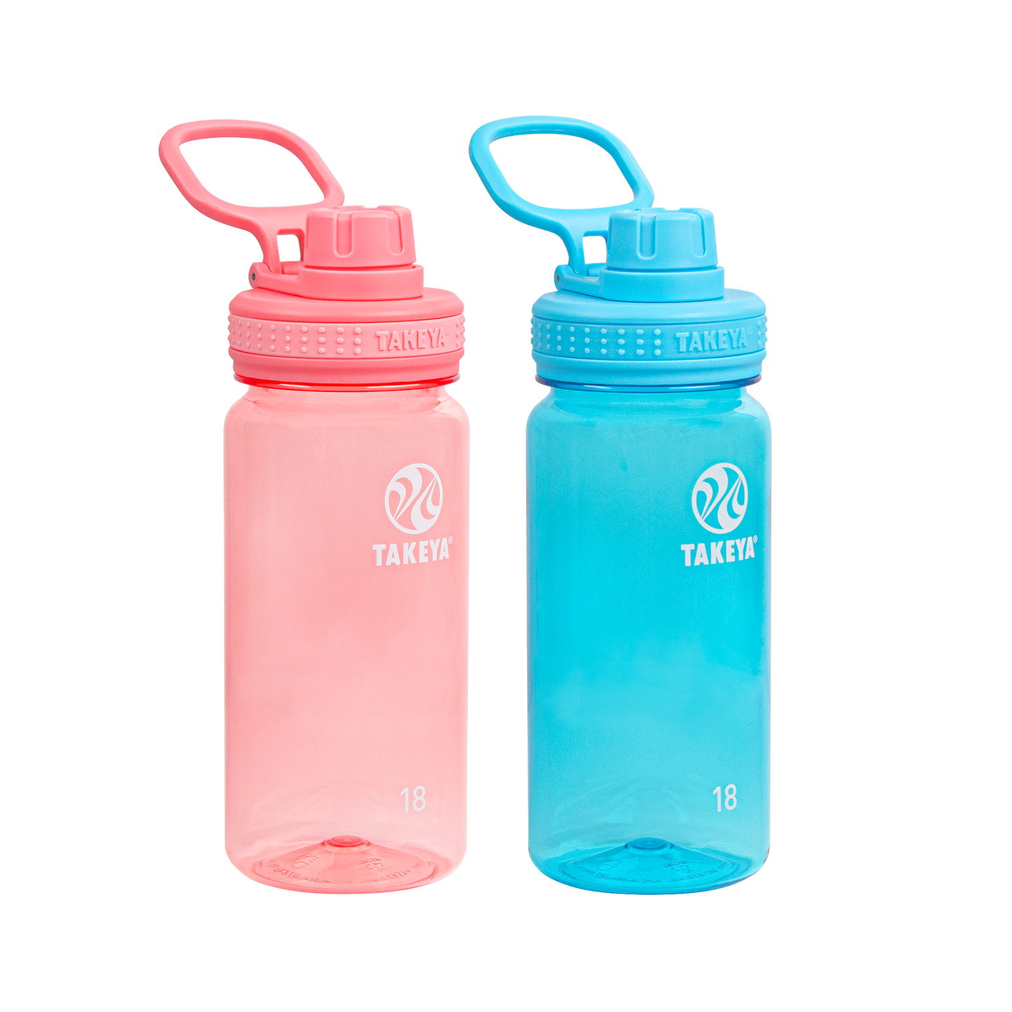 tritan-water-bottle-bundle-with-spout-lid-2-pack-v6 51475-Tritan-Spout-18-2pk-FlutterPink-BreezyBlue-Front_1.png
