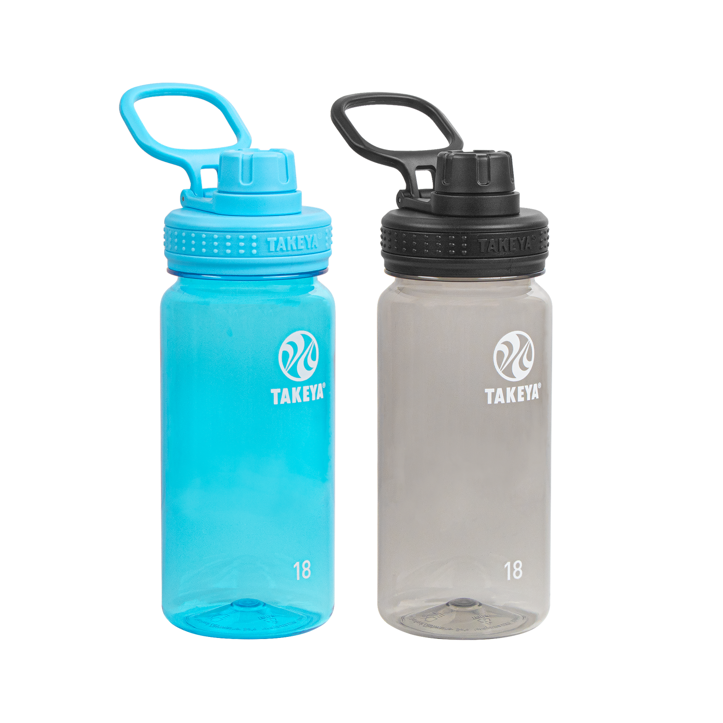 tritan-water-bottle-bundle-with-spout-lid-2-pack-v6 51476-Tritan-Spout-18-2pk-BreezyBlue-StormyBlack-Front_1.png