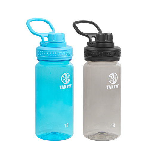 tritan-water-bottle-bundle-with-spout-lid-2-pack-v6 51476-Tritan-Spout-18-2pk-BreezyBlue-StormyBlack-Front_1.png