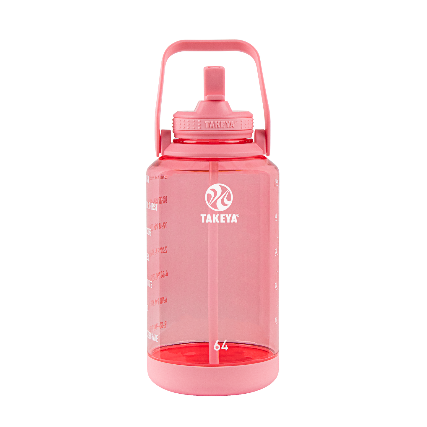 tritan-motivational-water-bottle-with-straw-lid-v5 54143-Tritan-Straw-Motivational-64-FlutterPink-front.png