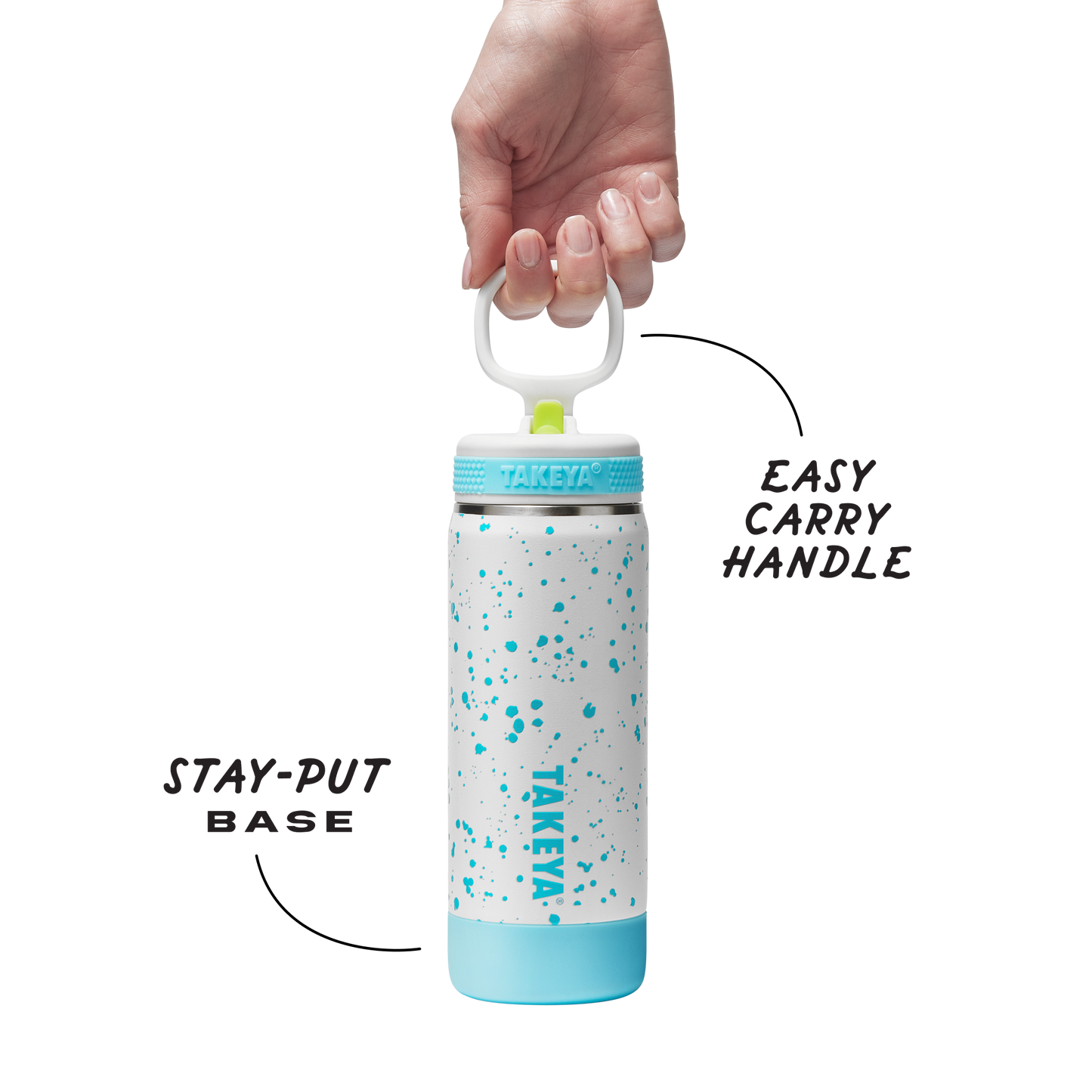 glow-in-the-dark-sport-kids-water-bottle-confetti-with-straw-lid-p7 TKS_SP25_CoreKidsGIDConfetti_StwBtl_CloudGlow_18oz_51368_v3_sRGB-Callout.png